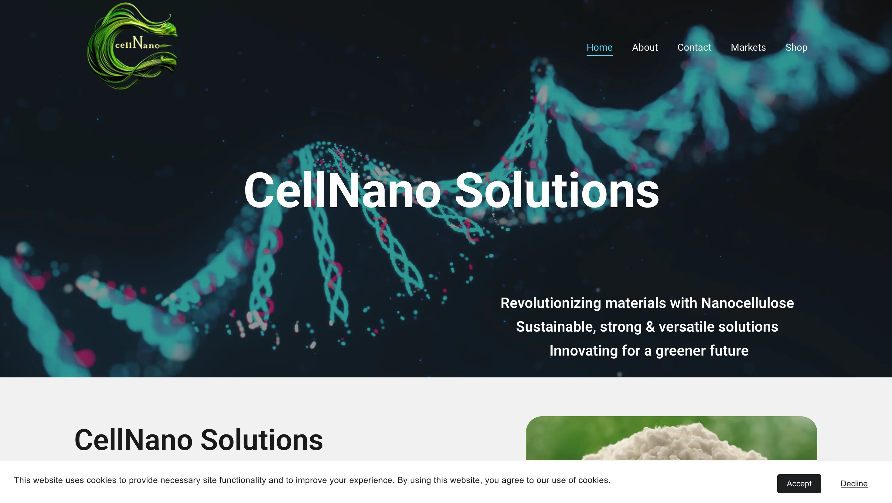 Cell Nano Solutions screenshot