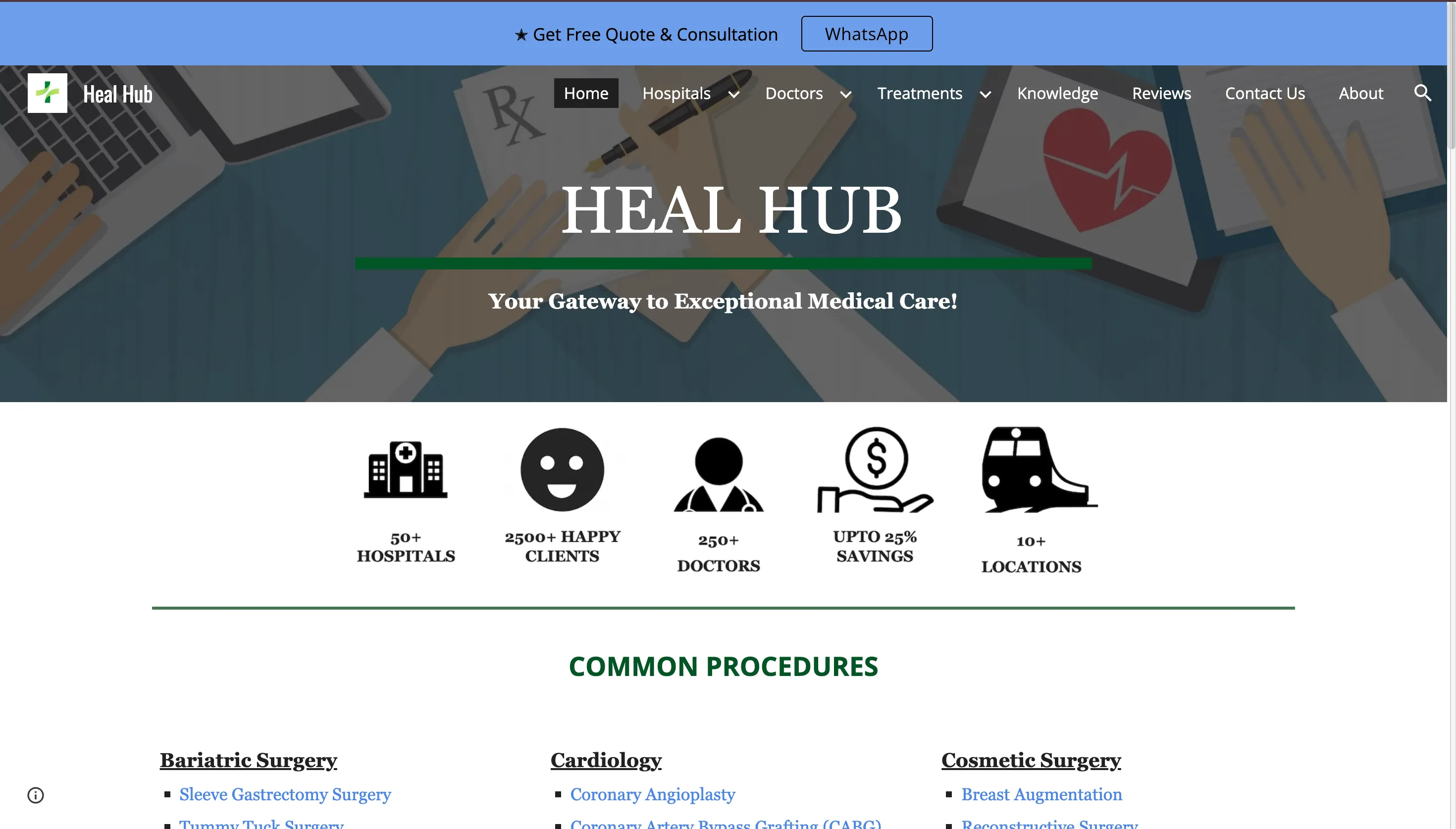 HealHub India screenshot